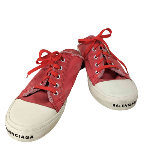バレンシアガ BALENCIAGA デストロイコットンミュールスニーカー メンズ JPN:27.5