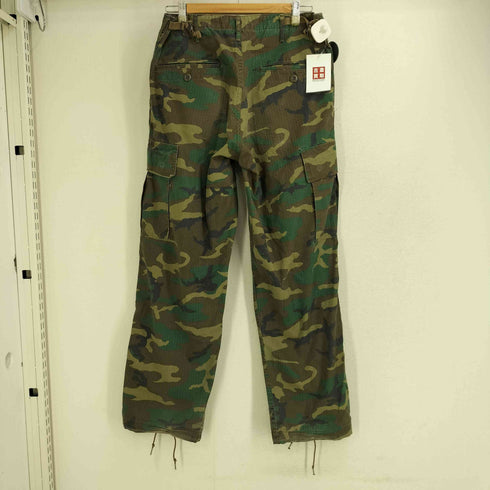 オアスロウ orSlow VINTAGE FIT 迷彩 ウッドランドカモ リップストップ カーゴパンツ メンズ JPN:S