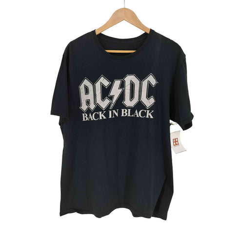 BACK IN BLACK クルーネックtシャツ メンズ