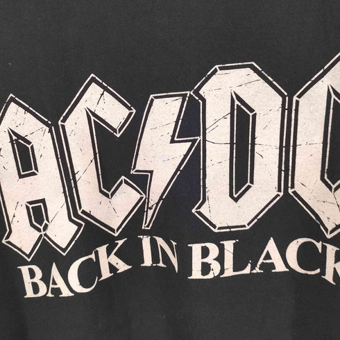 BACK IN BLACK クルーネックtシャツ メンズ