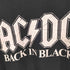 BACK IN BLACK クルーネックtシャツ メンズ