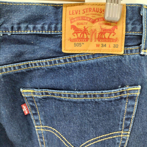 リーバイス Levis 505 テーパードデニムパンツ メンズ 34/32