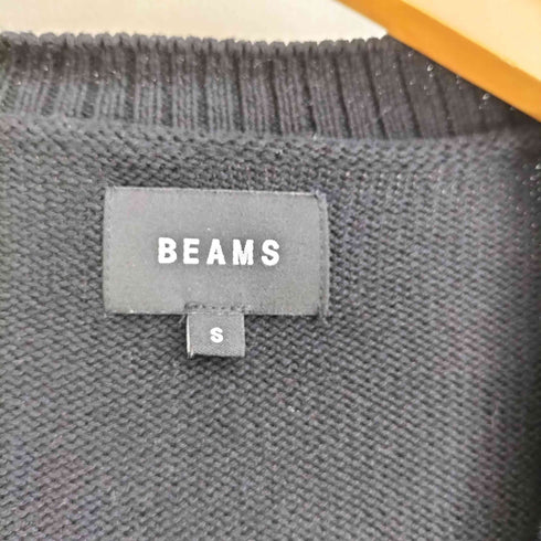 ビームス BEAMS 7ゲージ ダメージ Vネック カーディガン メンズ JPN:S