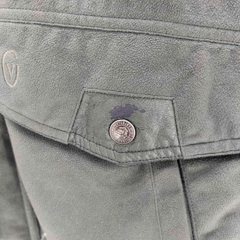 ジャンニヴァレンティノ GIANNI VALENTINO 裏地ストライプ 短丈 ブルゾンジャケット メンズ JPN:M