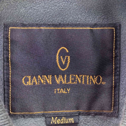 ジャンニヴァレンティノ GIANNI VALENTINO 裏地ストライプ 短丈 ブルゾンジャケット メンズ JPN:M