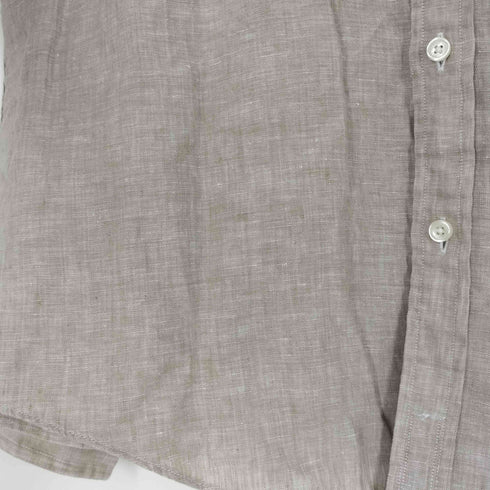 ブルックスブラザーズ BROOKS BROTHERS REGENT FIT BAIRD McNUTT アイリッシュリネン ボタンダウンシャツ メンズ import:L