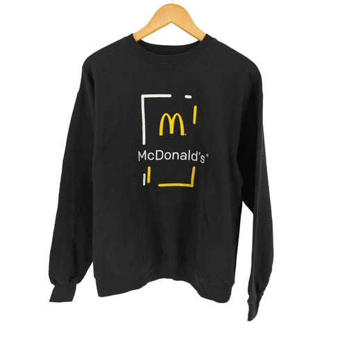 ヘインズ Hanes MCDONALDS 企業ロゴ クルーネックスウェット メンズ import:M
