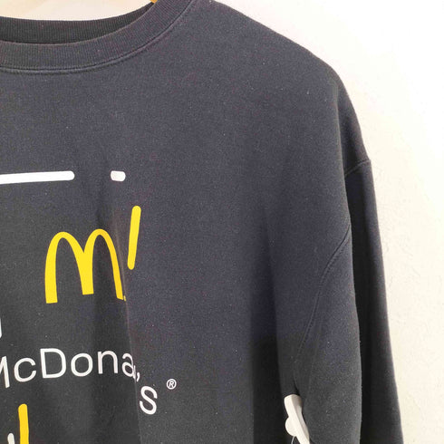 ヘインズ Hanes MCDONALDS 企業ロゴ クルーネックスウェット メンズ import:M