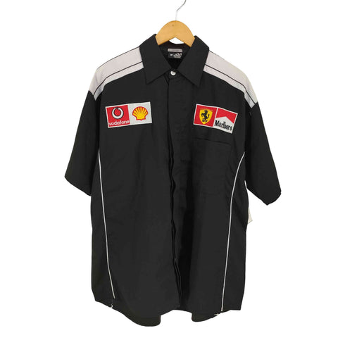 フェラーリ MARLBORO シューマッハ レーシングシャツ メンズ