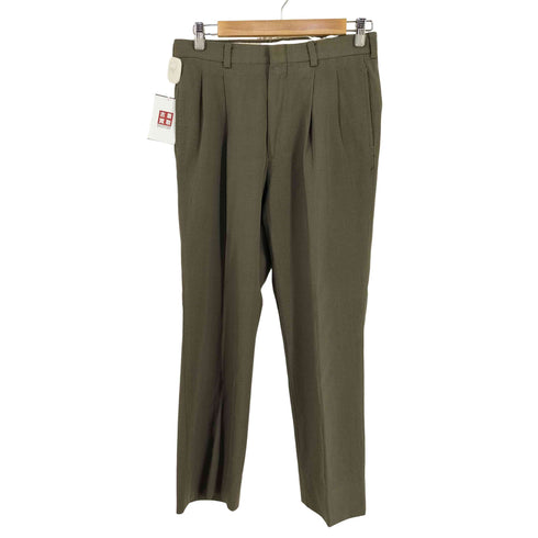 ペンドルトン PENDLETON 70S USA製 ロケットtalon 2タック ウールスラックス メンズ US:30-31