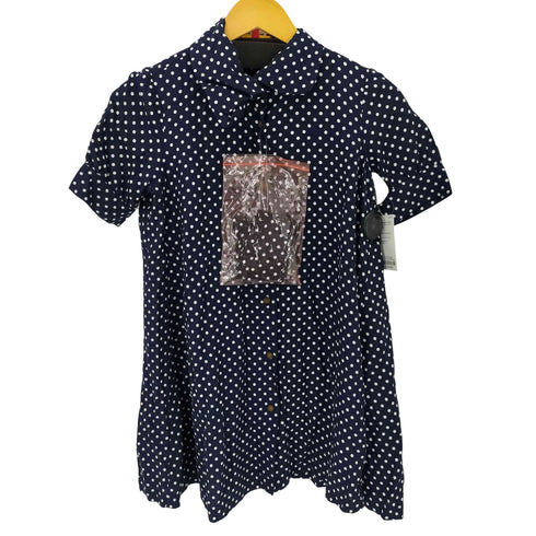 ヴィヴィアンウエストウッドレッドレーベル Vivienne Westwood RED LABEL オーブロゴボタン ドット柄リボンチュニック レディース 1