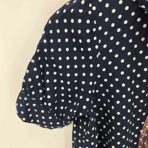 ヴィヴィアンウエストウッドレッドレーベル Vivienne Westwood RED LABEL オーブロゴボタン ドット柄リボンチュニック レディース 1