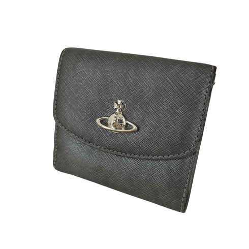 ヴィヴィアンウエストウッド Vivienne Westwood オーブロゴプレート 二つ折り財布 レディース
