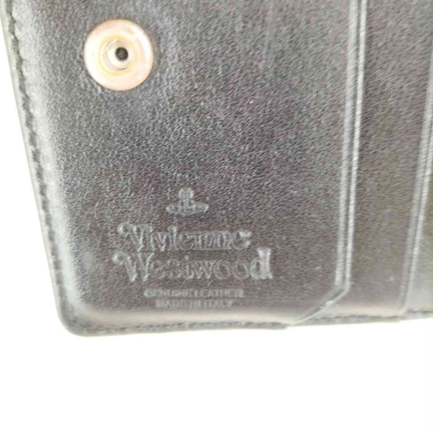 ヴィヴィアンウエストウッド Vivienne Westwood オーブロゴプレート 二つ折り財布 レディース