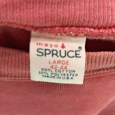 スプルース SPRUCE 60S USA製 ラグランプリント カットソー メンズ JPN:L