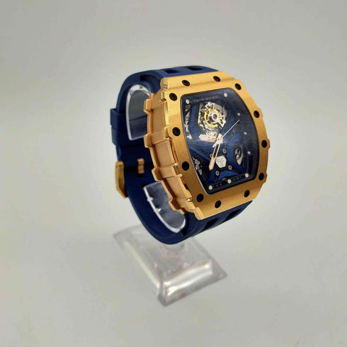 TSAR BOMBA Automatic Watch Tonneau Luxury WR50M 自動巻き メンズ
