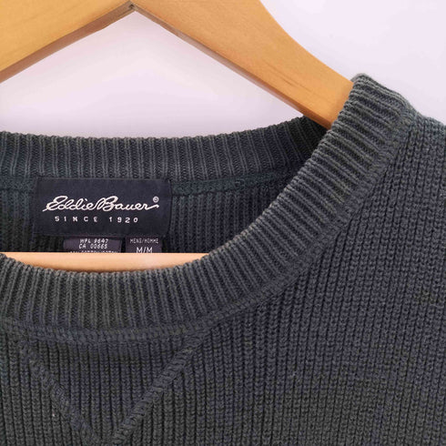 エディーバウアー Eddie Bauer 00S コットンニット V字ガゼット メンズ JPN:M