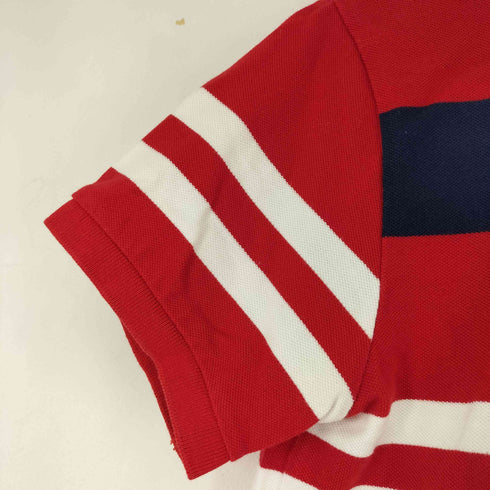 ポロバイラルフローレン Polo by RALPH LAUREN 90S スモールポニー刺繍 S/S ボーダー ポロシャツ メンズ JPN:M