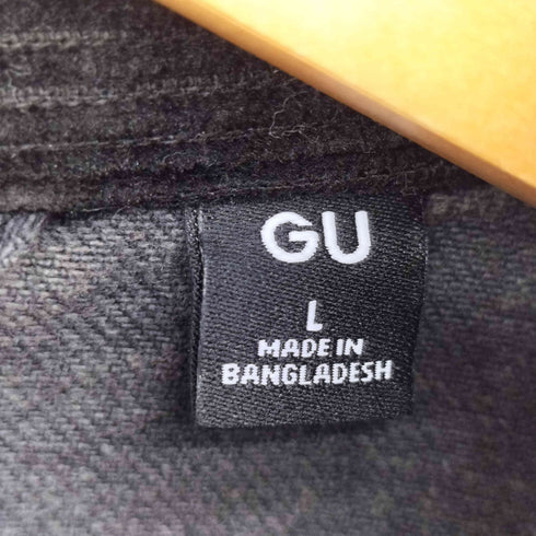 ジーユー GU 24AW ウォッシュドコットンワークジャケット メンズ JPN:L