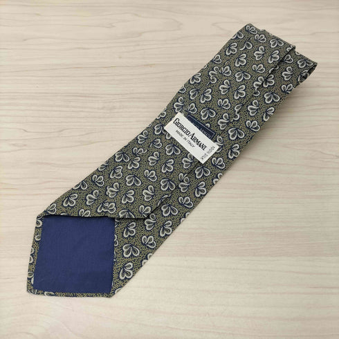ジョルジオアルマーニ Giorgio Armani イタリア製 100%シルク 総柄ネクタイ メンズ