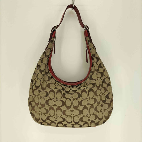 コーチ COACH ゾーイ ホーボー シグネチャー キャンバス ショルダー バック レディース
