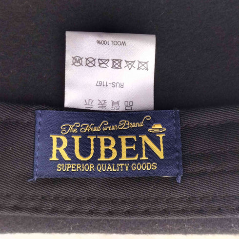 ルーベン RUBEN フェルトボーラーハット メンズ