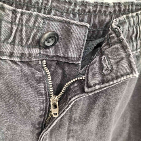 ジーユー GU 24AW デニムコンバーチブルワイドカーゴパンツ メンズ JPN:S