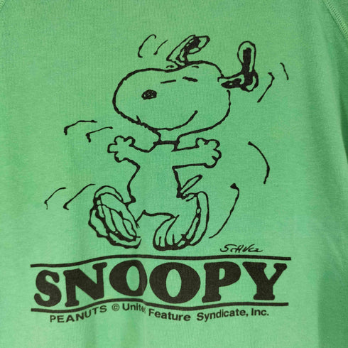 キャラクタープリント ラグランスリーブ S/S Tシャツ メンズ JPN:S