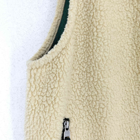 エーグル AIGLE 90s-00s 旧タグ POLARTEC 裏地メッシュ ボアベスト メンズ JPN:S