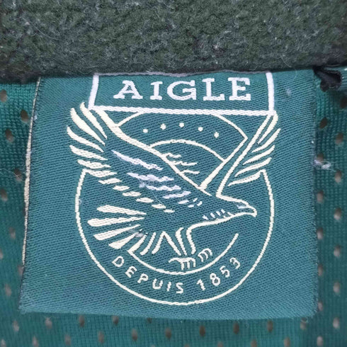 エーグル AIGLE 90s-00s 旧タグ POLARTEC 裏地メッシュ ボアベスト メンズ JPN:S