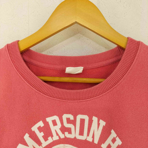 チャンピオン Champion フロントプリント クルーネックスウェット レディース MEDIUM