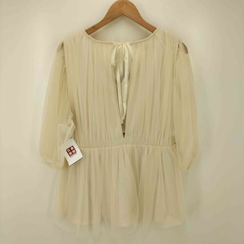 Alumu 24SS Tulle Puff Docking Tops レディース FREE
