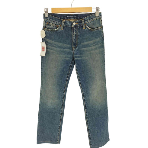 ラルフローレン RALPH LAUREN ORIGINAL RL QUALITY 革パッチ 5ポケット ジップフライ デニム パンツ レディース 7
