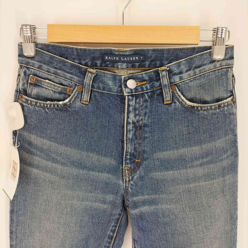 ラルフローレン RALPH LAUREN ORIGINAL RL QUALITY 革パッチ 5ポケット ジップフライ デニム パンツ レディース 7