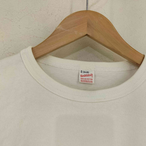 ヘルスニット Healthknit USA製 クルーネック半袖Tシャツ メンズ S