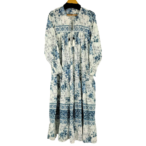 Long printed dress レディース import:XS