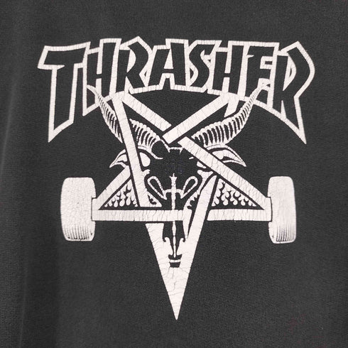 スラッシャー THRASHER 00S ロゴプリント プルオーバーパーカー メンズ