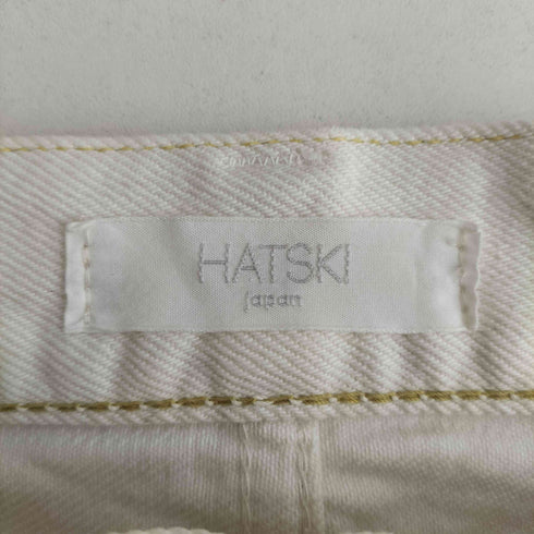 HATSKI アンクル丈 ボタンフライストレートデニム メンズ