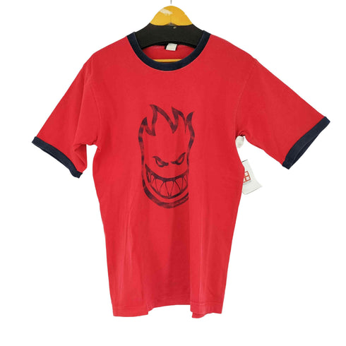 スピットファイアー SPITFIRE 90s ロゴプリント S/S リンガーTシャツ メンズ import:L