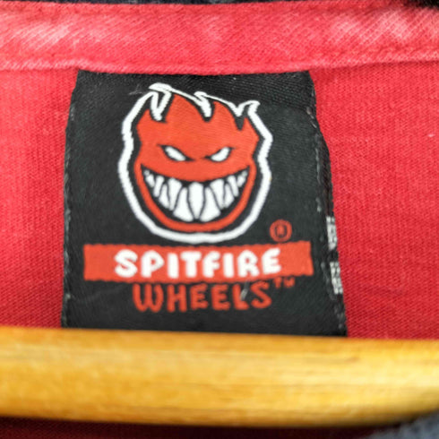 スピットファイアー SPITFIRE 90s ロゴプリント S/S リンガーTシャツ メンズ import:L
