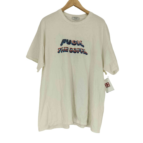 {fethers gof fa FUCK THE GOF FA プリントTシャツ domestic メンズ XL