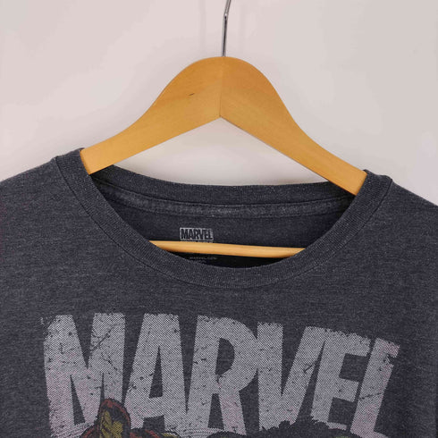 マーベル MARVEL アメコミ キャラ 集合 プリント クルーネック S/S Tシャツ メンズ JPN:XL