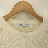 ザラ ZARA レースフリルニットカーディガン レディース import:M