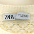 ザラ ZARA レースフリルニットカーディガン レディース import:M