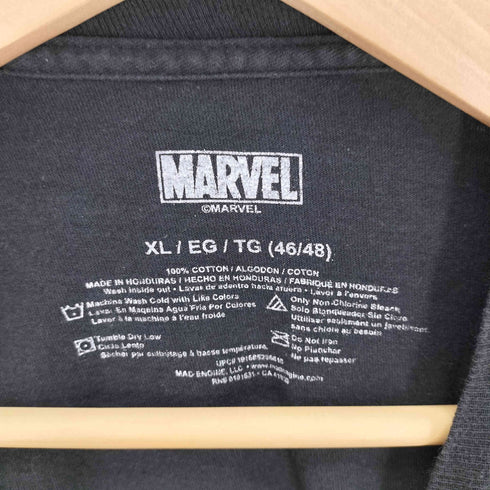 マーベル MARVEL 映画ムービー アメコミ キャラクター ロゴ プリント クルーネック S/S Tシャツ メンズ import:XL