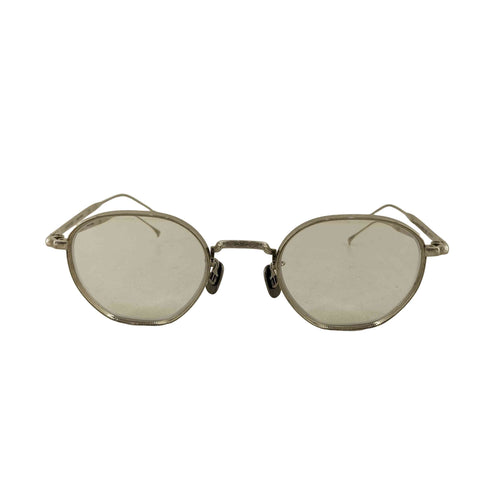 アイヴァン EYEVAN 7285 C.800 TITANIUM 型押し総柄 眼鏡 メンズ 45 □ 23-147