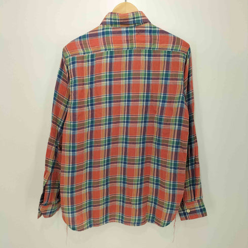 シュガーケーン SUGAR CANE フロントポケット L/S チェック シャツ メンズ JPN:S