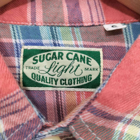 シュガーケーン SUGAR CANE フロントポケット L/S チェック シャツ メンズ JPN:S