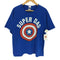 マーベル MARVEL アメコミ キャラクター スターシールド プリント S/S クルーネック Tシャツ メンズ import:XL