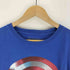映画 ムービー アメコミ キャラクター 星 スター シールド プリント クルーネック S/S Tシャツ コピーライト 2012年製 メンズ import:XL